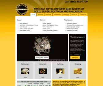 Northernrefineries.com(Gold buyers and refiners) Screenshot