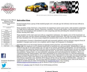 Northernroadsters.co.uk(The Kit Car Sports Car Club West Yorkshire Website) Screenshot