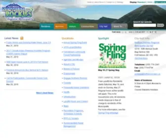 Northernrockies.ca(Northern Rockies Regional Municipality) Screenshot