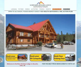 Northernrockieslodge.com(Northern Rockies Lodge) Screenshot