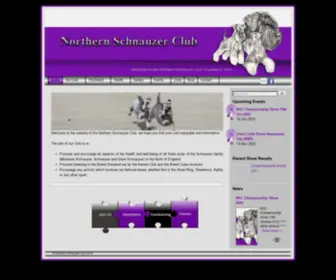 Northernschnauzerclub.co.uk(Northern Schnauzer Club) Screenshot