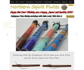 Northernspiritflutes.com(Native American Flute) Screenshot