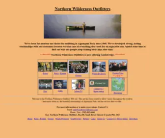 Northernwilderness.com(Canoeing and Camping in Algonquin Park) Screenshot