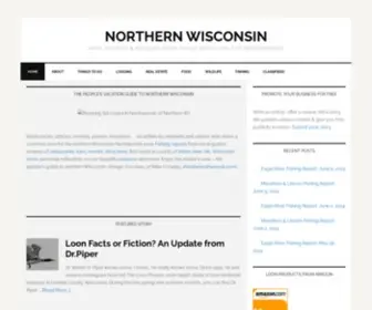 Northernwisconsin.com(Northern Wisconsin & Northwoods) Screenshot