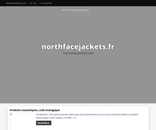 Northfacejackets.fr(Northfacejackets) Screenshot