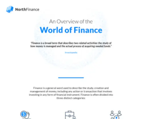 Northfinance.com(North Finance) Screenshot