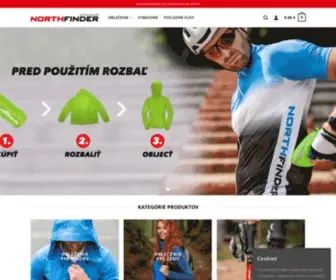 Northfinder.sk(Oblečenie pre lyžovanie a outdoor) Screenshot