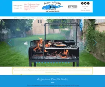 Northforkironworks.com(Argentine Grills) Screenshot