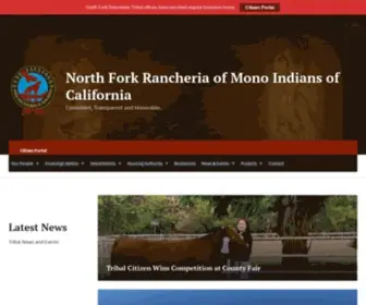 Northforkrancheria-NSN.gov(North Fork Rancheria of Mono Indians) Screenshot