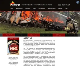 Northfortmyersfire.com(North Fort Myers Fire Control & Rescue Service District) Screenshot