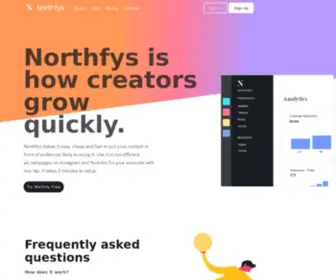 Northfy.com(Northfys Analytics) Screenshot