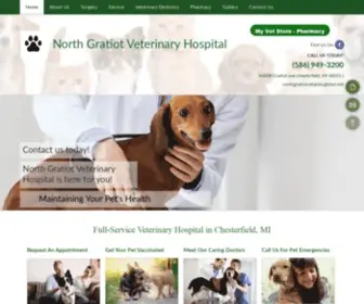 Northgratiotvet.com(Full-Service Veterinary Hospital) Screenshot