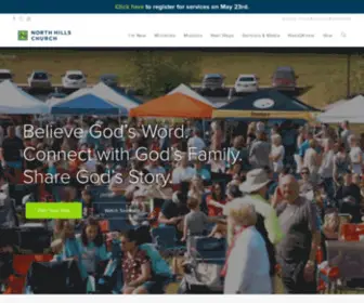 Northhillschurch.com(North Hills Church) Screenshot