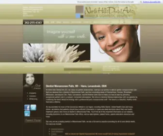 Northhillsdentalarts.com(Menomonee Falls) Screenshot