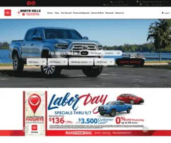 Northhillstoyota.com(North Hills Toyota) Screenshot