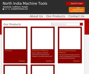 Northindiamachines.com(North India Machine Tools) Screenshot