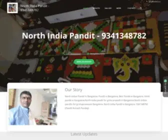 Northindiapandit.com(North India Panditin Bengaluru) Screenshot