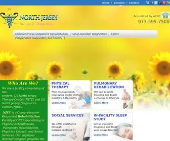 NorthJerseydiagnostics.com(North Jersey Therapy & Diagnostic Centers) Screenshot