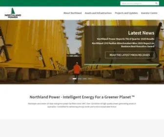 Northlandpower.ca(Northland Power) Screenshot