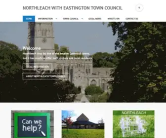 Northleach.gov.uk(Northleach with Eastington Town Council) Screenshot