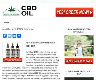 Northleafcbd.org(North Leaf CBD Oil) Screenshot