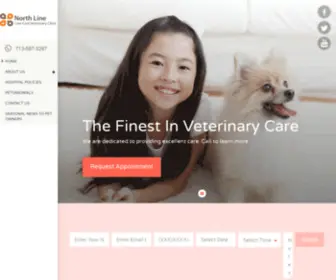 Northlinevet.com(Veterinarian in Houston) Screenshot