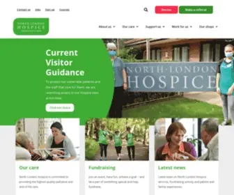 Northlondonhospice.org(North London Hospice cares for over 3000 patients with a life) Screenshot