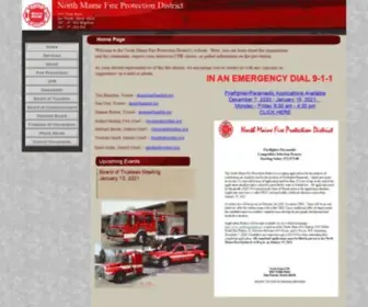 Northmainefpd.org(North Maine Fire Protection District) Screenshot