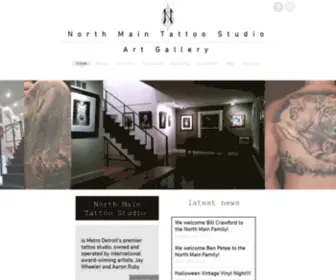 Northmaintattoos.com(North Main Tattoo Studio is the Best Tattoo Shop in Detroit) Screenshot