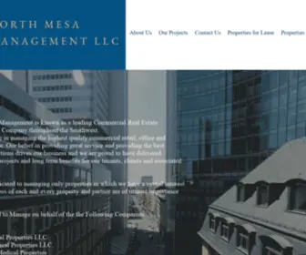 Northmesamanagement.com(North Mesa Management) Screenshot