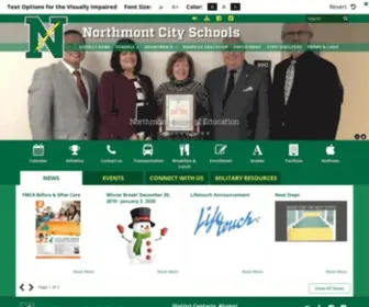Northmontschools.com(Northmont City School District) Screenshot