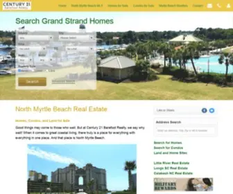 Northmyrtlebeachrealestate.net(North Myrtle Beach Real Estate) Screenshot