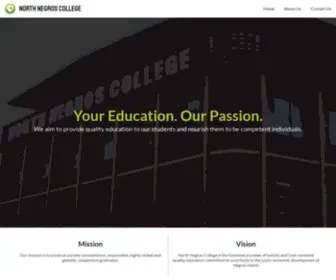 Northnegroscollege.com(North Negros College) Screenshot