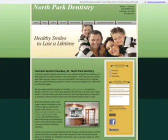 Northparkdentistry.com(Columbus, IN Cosmetic Dentist) Screenshot