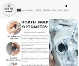 Northparkoptometry.com(North Park Optometry) Screenshot