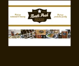 Northpeak.net(North Peak Brewing Company Traverse City Michigan) Screenshot