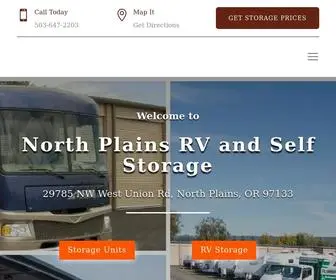 Northplainsrvandselfstorage.com(Storage Units) Screenshot