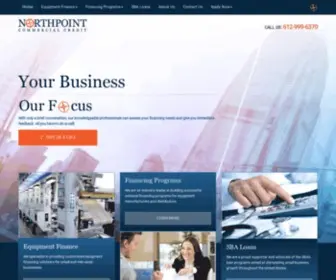 Northpointcredit.com(Equipment Loans) Screenshot