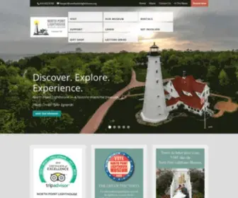 Northpointlighthouse.org(North Point Lighthouse and Museum) Screenshot