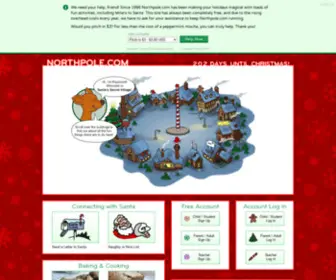 Northpole.com(Santa Claus and Christmas at the North Pole) Screenshot