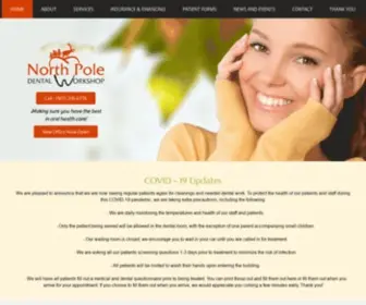 Northpoledental.com(North Pole Dental Workshop) Screenshot