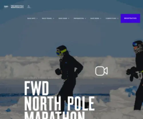 Northpolemarathon.com(North Pole Marathon) Screenshot