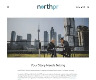 Northpr.ca(Toronto boutique PR agency for B2B) Screenshot