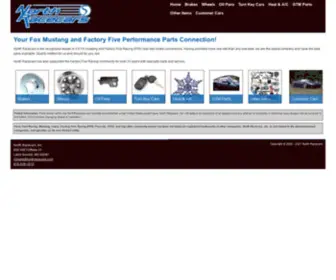 Northracecars.com(Replica and Mustang Parts Connection) Screenshot