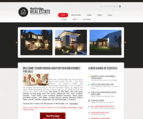 Northridgerealestatehomes.com(Northridge Homes for Sale) Screenshot