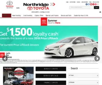 Northridgetoyota.com Screenshot