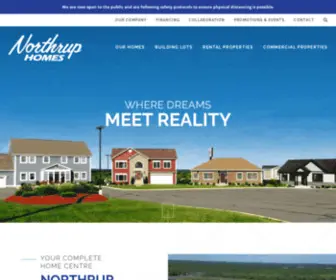 Northruphomes.com(Northrup Homes) Screenshot