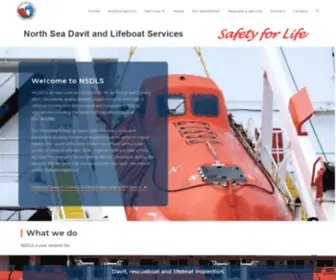 Northseadavitlifeboatservices.nl(Davit and lifeboat inspection) Screenshot