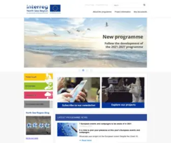 Northsearegion.eu(North Sea Region Programme /) Screenshot