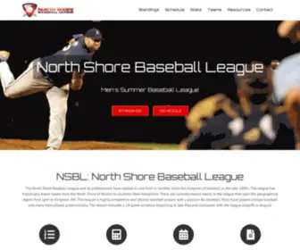 Northshorebaseball.com(Summer Baseball League North of Boston) Screenshot